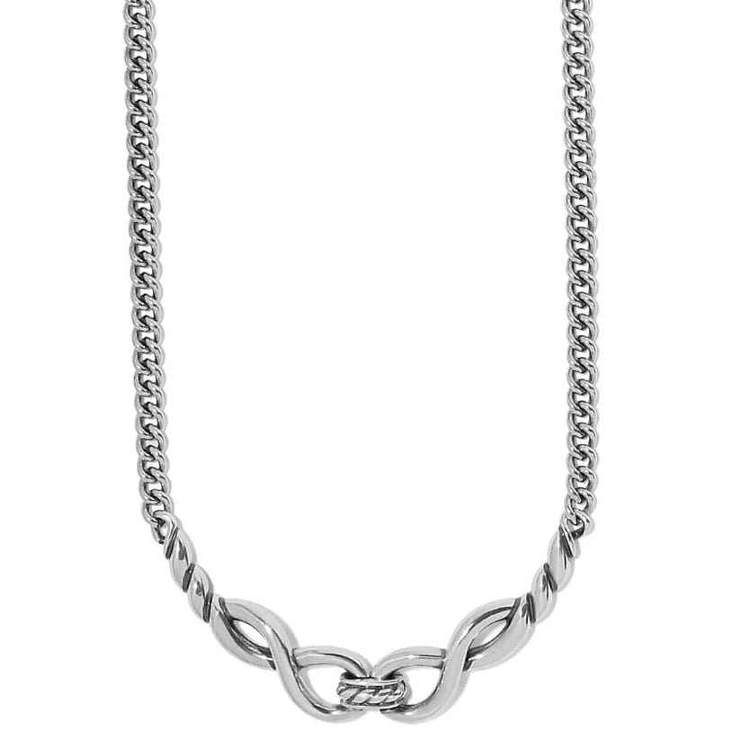 Interlok Infinity Collar Necklace