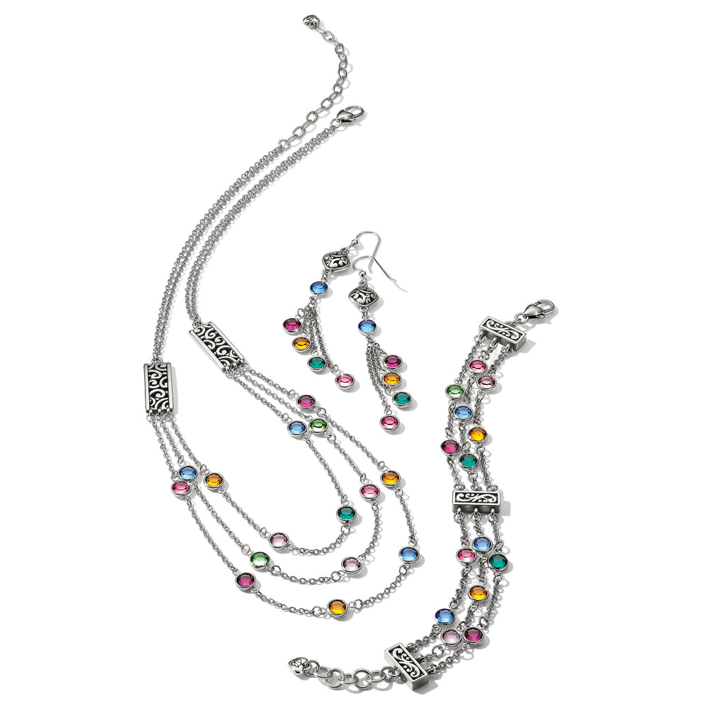 Elora Gems Multi Layer Necklace