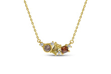 Load image into Gallery viewer, Coupled Birthstone Necklace