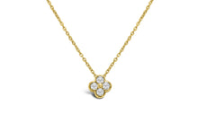Load image into Gallery viewer, CZ Clover Necklace