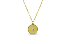 Load image into Gallery viewer, Be Radiant! Burst Baguette Disk Necklace