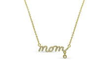 Load image into Gallery viewer, Pavé Mom Necklace