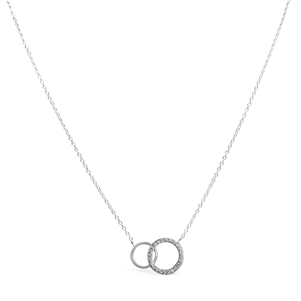 Dainty Double Circle Necklace