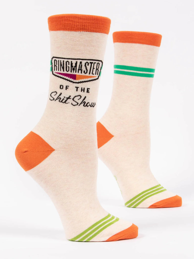 Ringmaster Of The Sh*t Show W-Crew Socks