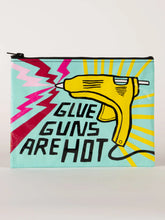 Load image into Gallery viewer, Glue Guns Are Hot Zipper Pouch