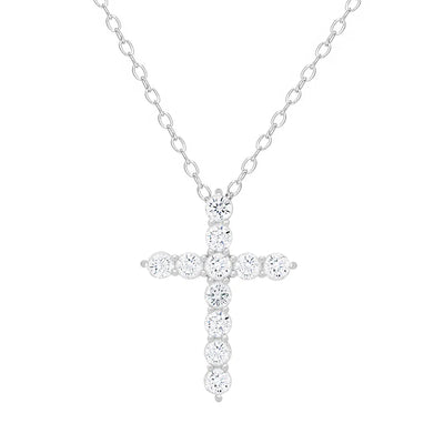 CZ Cross Necklace