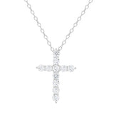 CZ Cross Necklace