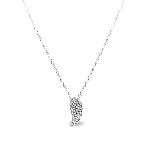 Single Angel Wing Necklace