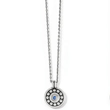 Load image into Gallery viewer, Pebble Dot Medali Petite Reversible Necklace - Sapphire