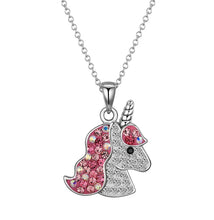 Load image into Gallery viewer, Crystal Unicorn Necklace