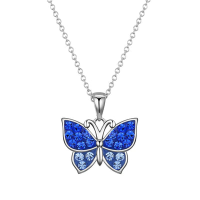 Crystal Butterfly Necklace