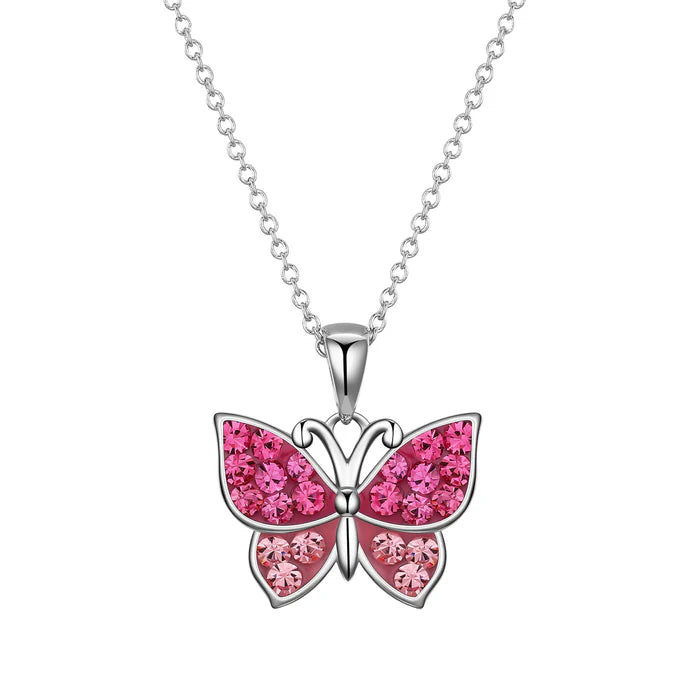 Crystal Butterfly Necklace