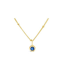 Load image into Gallery viewer, CZ Birthstone Necklace