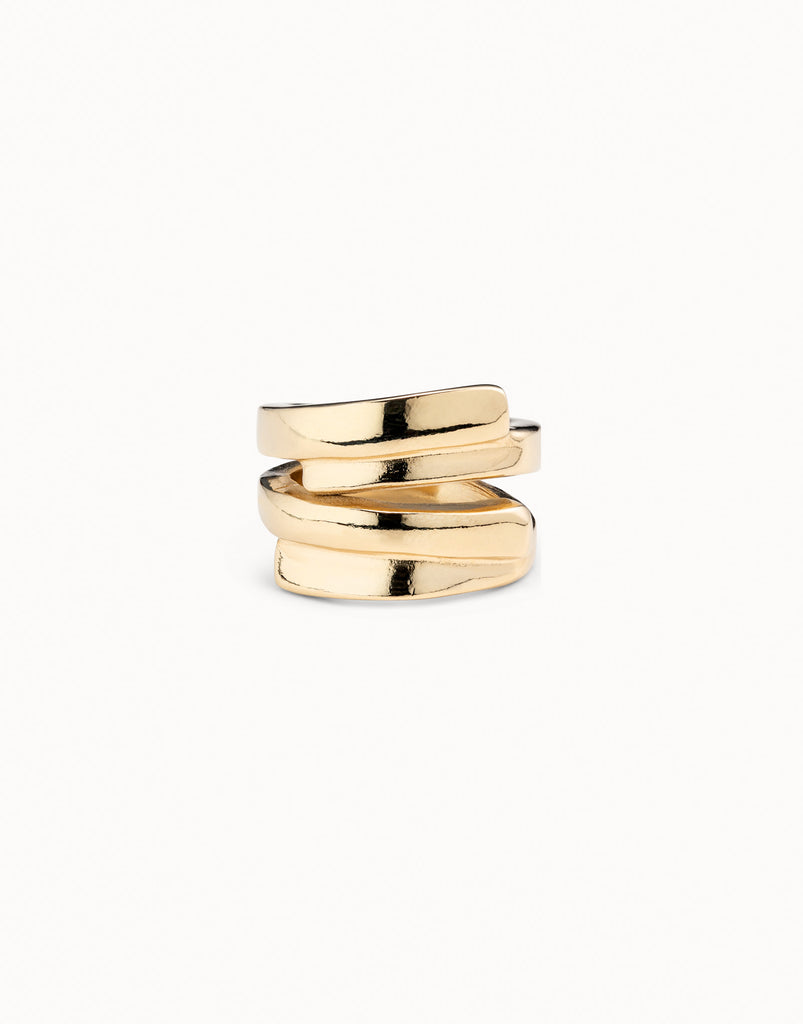 18K Gold-Plated Irregular Ring