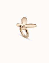 Load image into Gallery viewer, 18K Gold-Plated Ring With Large Sized Butterfly Shape