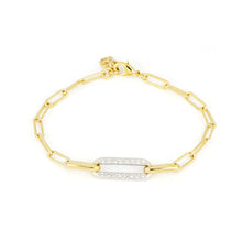 Load image into Gallery viewer, Large Pavé Link Bracelet