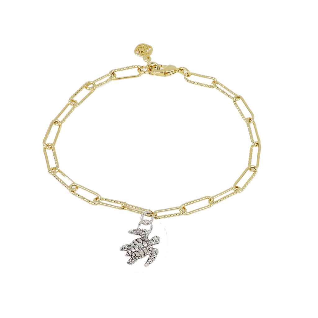 Turtle Charm Bracelet