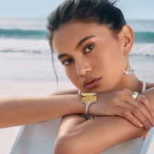 Load image into Gallery viewer, Brighton Everbloom Ginkgo Hinge Bangle