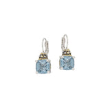 Square Cut French Wire Earrings