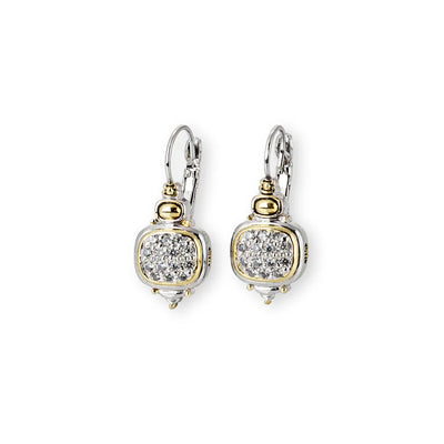 Cubic Zirconia French Wire Earrings