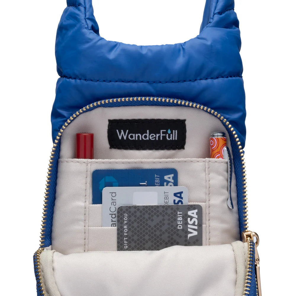 Lapis Blue Hydrobag With Solid Strap