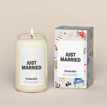 Load image into Gallery viewer, Just Married Candle