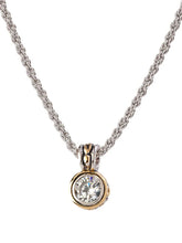 Load image into Gallery viewer, Bezel Set Pendant Necklace