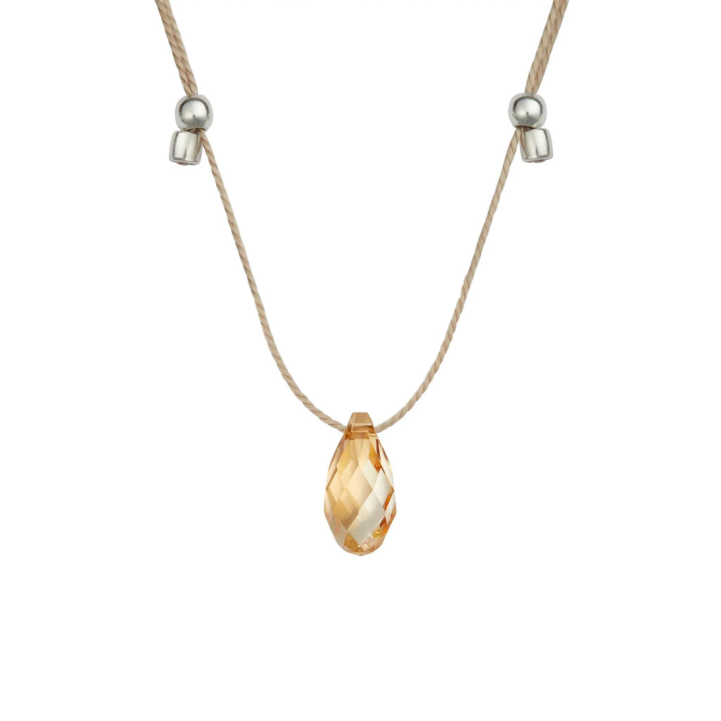 Gold Shade Prism Necklace