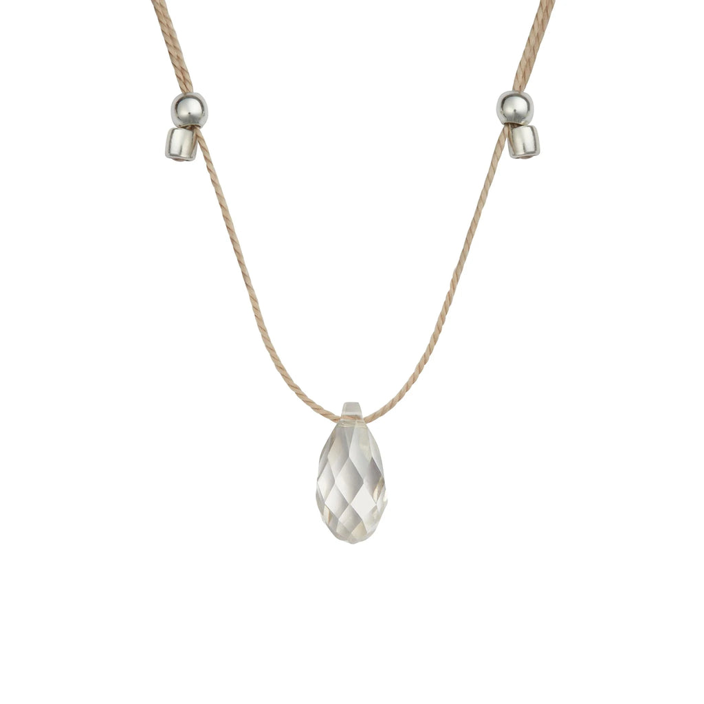 Silver Shade Prism Necklace