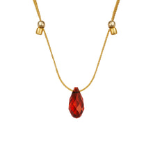 Load image into Gallery viewer, Smoked Amber Prism Necklace