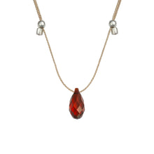 Load image into Gallery viewer, Smoked Amber Prism Necklace