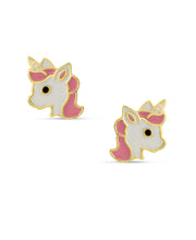 Load image into Gallery viewer, Unicorn Stud Earrings