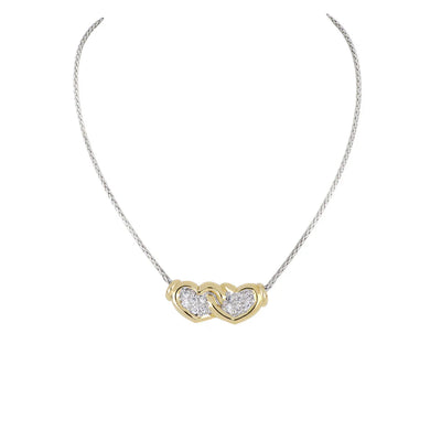 Double Heart Necklace