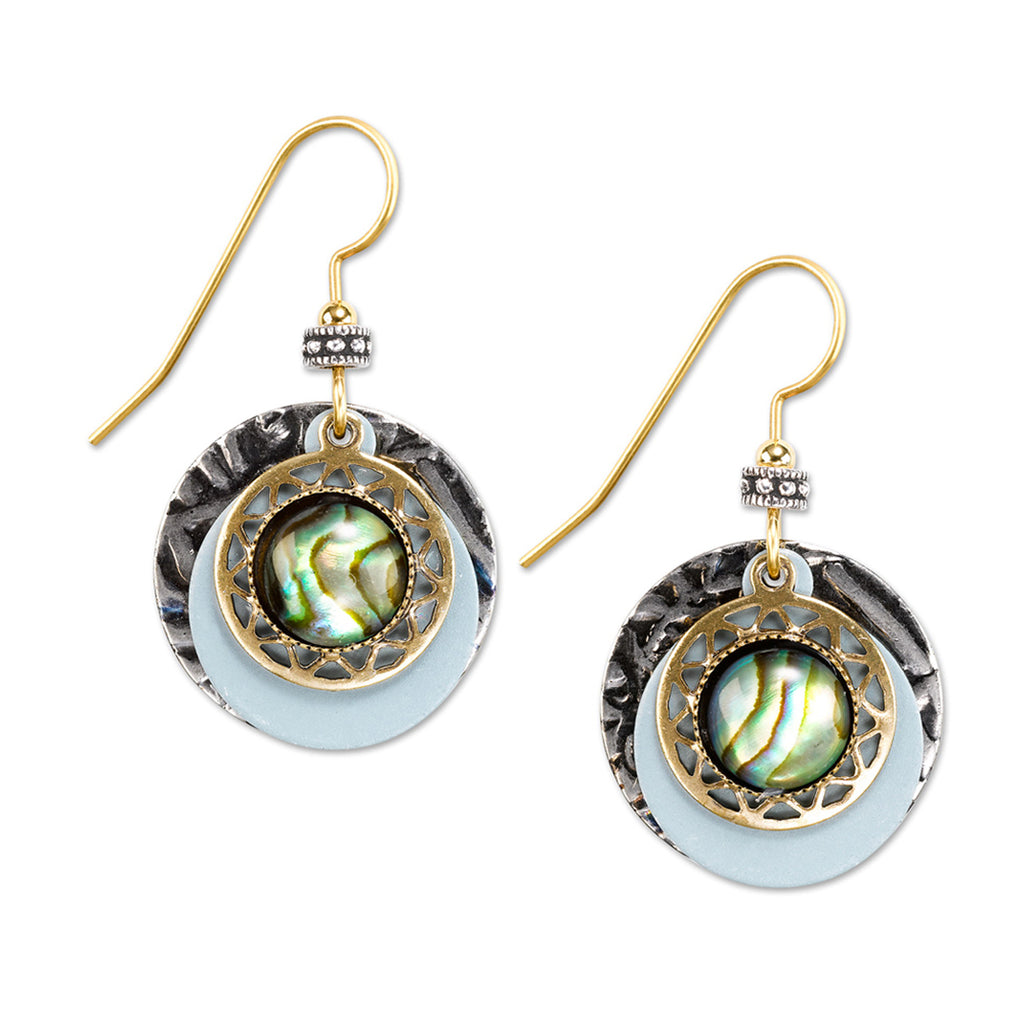 Abalone Layered Earrings