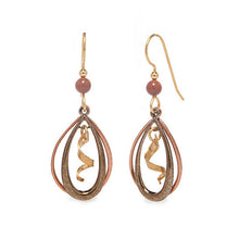 Load image into Gallery viewer, Open Tear Duo &amp; Spiral Dangle Earrings