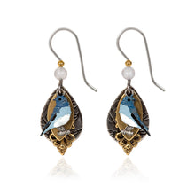 Load image into Gallery viewer, Layered Bluebird Earrings