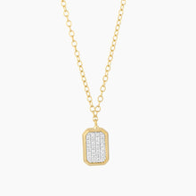 Load image into Gallery viewer, Even Emerald Diamond Pendant Necklace