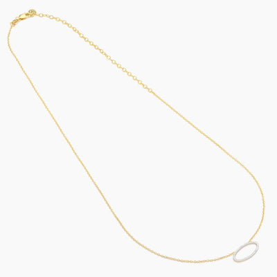 One With The Oval Pendant Necklace
