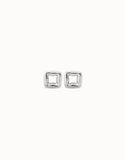 Plated Small Link Shaped Earrings