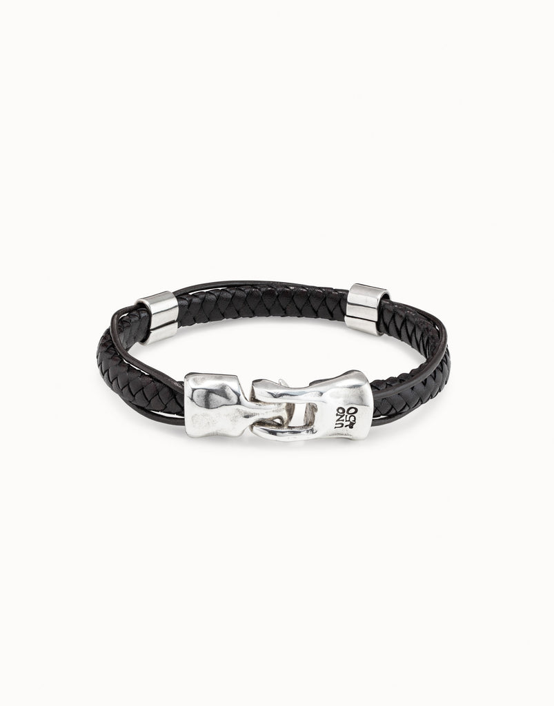 Plated Leather Bracelet