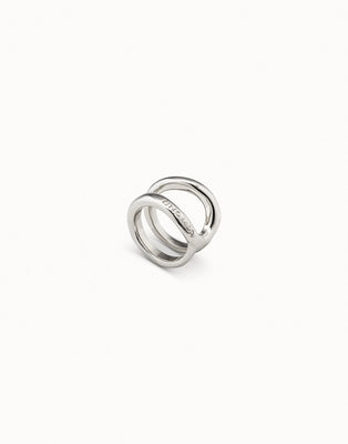 Double curved ring