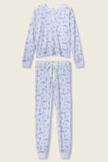 Load image into Gallery viewer, Ski Jammie Classics Mountain Dreams Print PJ Set