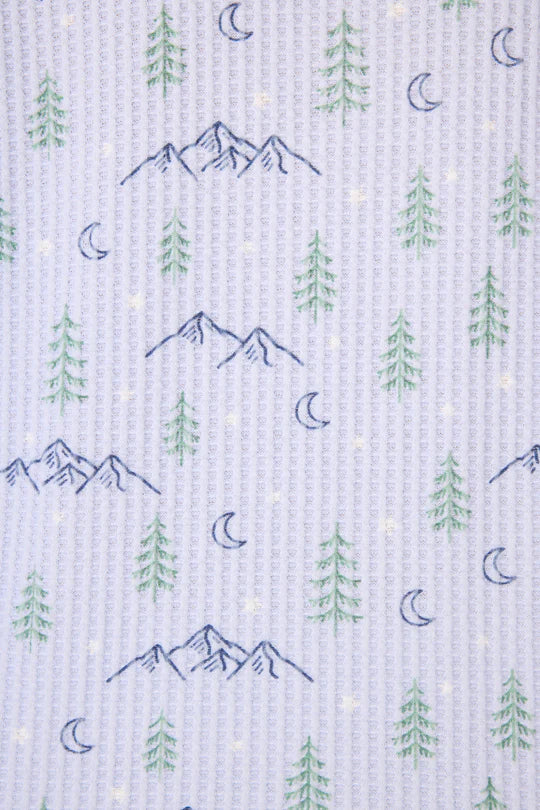 Ski Jammie Classics Mountain Dreams Print PJ Set