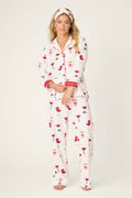 Load image into Gallery viewer, Let's Get Toasty 3-Piece Print Flannel PJ Set