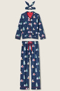 Load image into Gallery viewer, Bearly Awake 3-Piece Flannel PJ Set