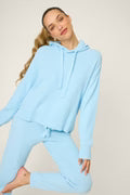 Load image into Gallery viewer, Sweater Weather Light Sky Hoodie