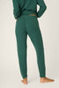 Sweater Weather Forest Green Banded Pants