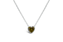 Load image into Gallery viewer, Bezel Heart Necklace
