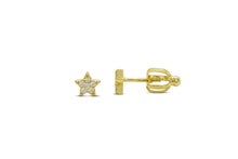 Load image into Gallery viewer, Pavé Star Stud Earring