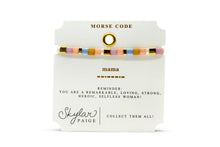 Load image into Gallery viewer, Mama Morse Code Bracelet